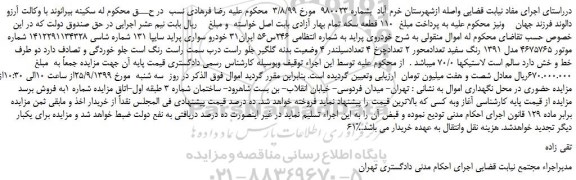 مزایده خودروی پراید
