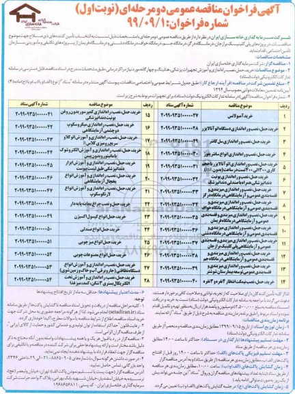 فراخوان مناقصه، مناقصه خرید آمبولانس... 