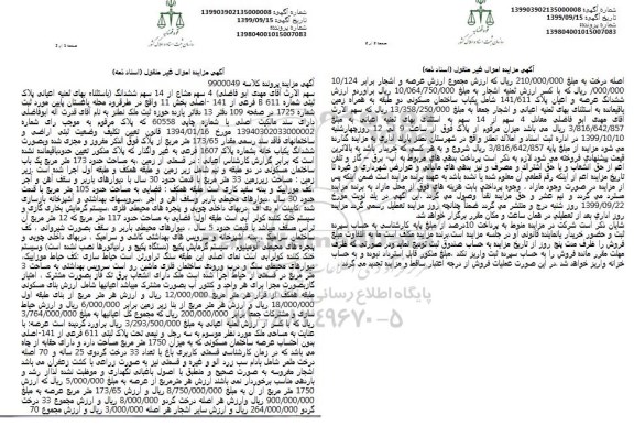 مزایده,  مزایده ششدانگ یک باب خانه 