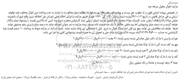 مزایده،مزایده فروش جوراب واریس با مارک دکتر شول صادراتی (بسته بندی شده)-90 جفت و... مرحله دوم