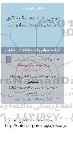 فراخوان بررسی آثار صنعت گردشگری بر مدیریت پایدار منابع آب