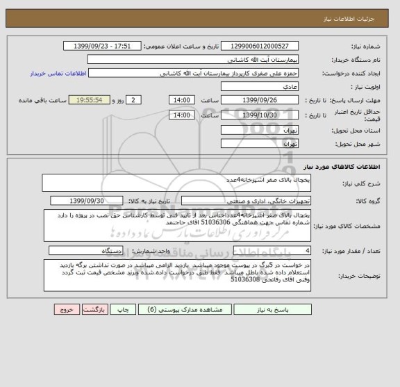 استعلام یخچال بالای صفر اشپزخانه4عدد