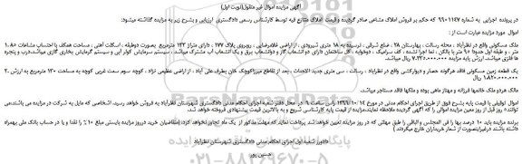 مزایده ملک مسکونی 133 متر