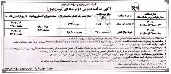 مناقصه , مناقصه  خرید پنل خورشیدی و...