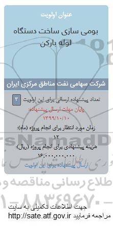 فراخوان , فراخوان بومی سازی ساخت دستگاه لوله بازکن