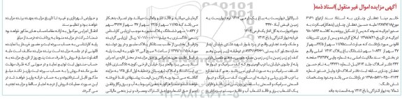 مزایده،مزایده 11.75 سهم از 23.5 سهم ششدانگ باغ
