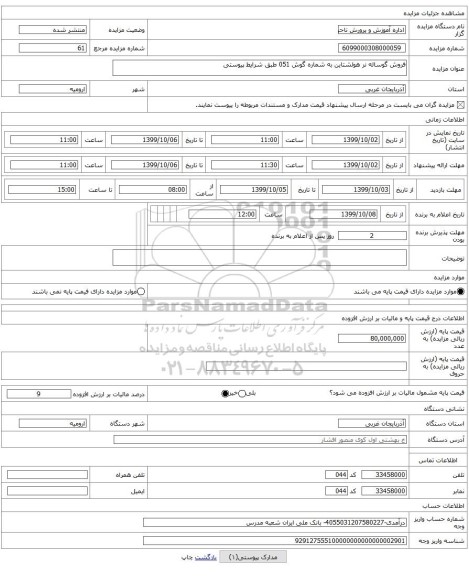 فروش گوساله نر هولشتاین به شماره گوش 051 طبق شرایط پیوستی