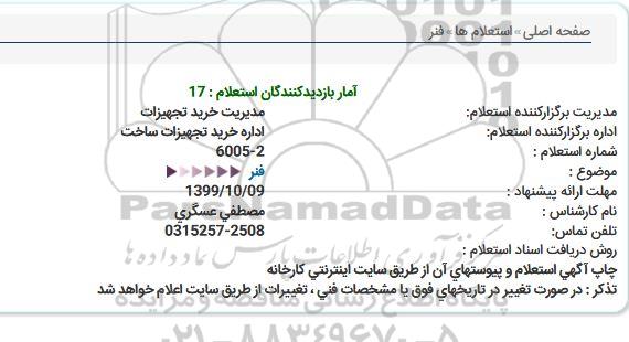 استعلام فنر 
