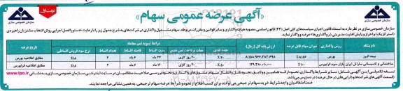 مزایده , مزایده عرضه سهام
