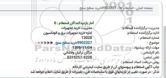 استعلام خرید سطح سنج