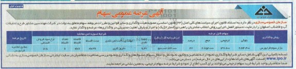 آگهی, آگهی عرضه سهام 