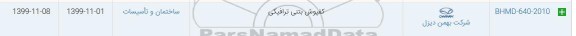 استعلام, استعلام کفپوش بتنی ترافیکی	