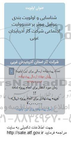 فراخوان شناسایی و اولویت بندی عوامل موثر بر مسوولیت اجتماعی 