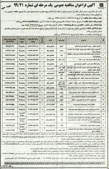 فراخوان مناقصه، فراخوان مناقصه لکه گیری و روکش اسفالت ....- نوبت دوم 