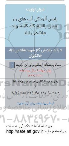 فراخوان،فراخوان پایش آلودگی آب های زیرزمینی پالایشگاه 