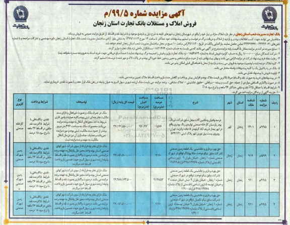 مزایده،مزایده فروش املاک و مستغلات  کاربری زمین و کارخانه