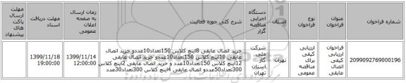 فراخوان ارزیابی کیفی اتصال عایقی