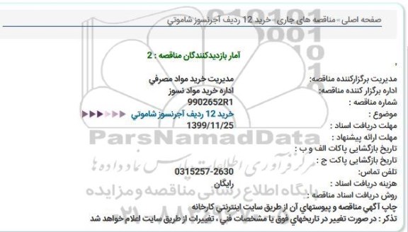 مناقصه ، مناقصه خرید 12 ردیف آجر نسوز شاموتی