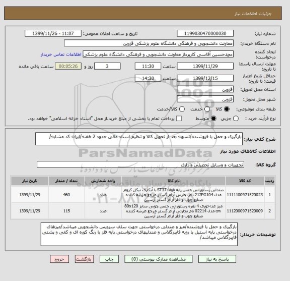 استعلام بارگیری و حمل با فروشنده/تسویه بعد از تحویل کالا و تنظیم اسناد مالی حدود 2 هفته/ایران کد مشابه/