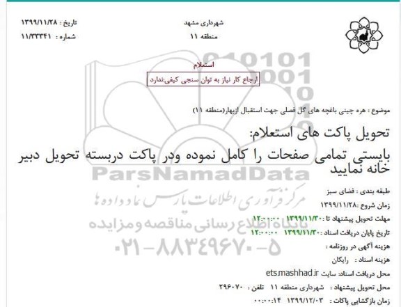 استعلام، استعلام هره چینی باغچه های گل فصلی