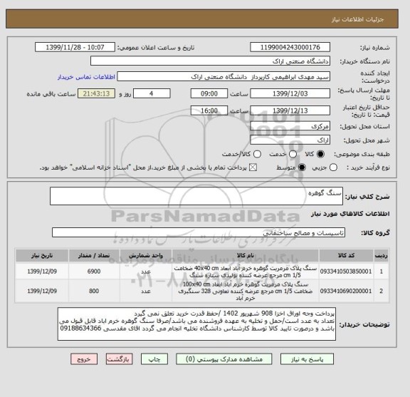 استعلام سنگ گوهره