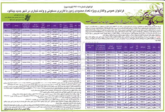 آگهی مزایده،مزایده فروش 22 قطعه زمین با کاربری مسکونی نوبت دوم