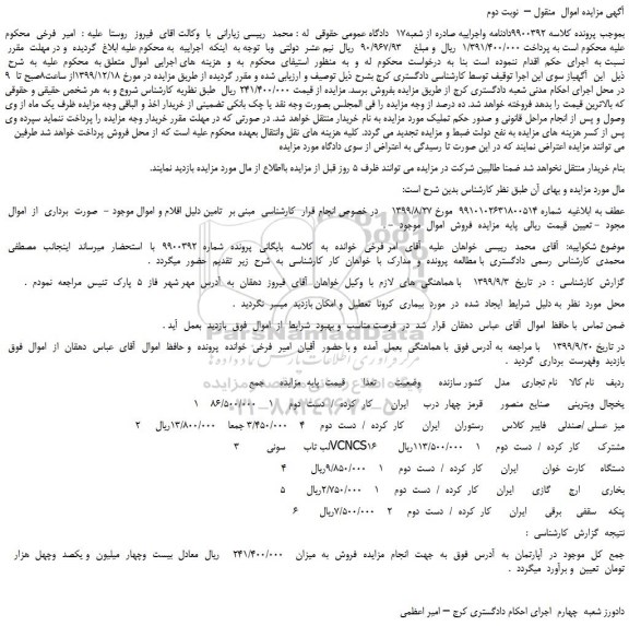 مزایده،مزایده فروش یخچال  ویترینی صنایع  منصور  قرمز  چهار  درب  ایران  کار  کرده و...