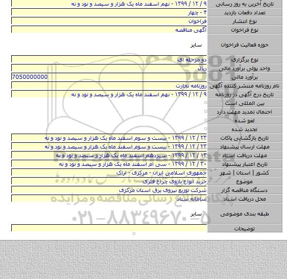 خرید انواع بازوی چراغ فلزی
