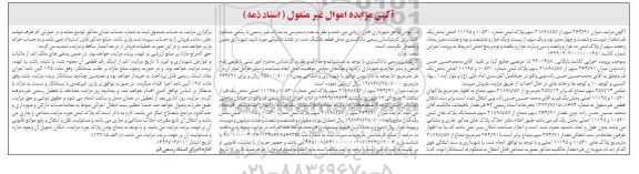 مزایده،مزایده پلاک ثبتی شماره 10530 و 11195 اصلی بخش یک