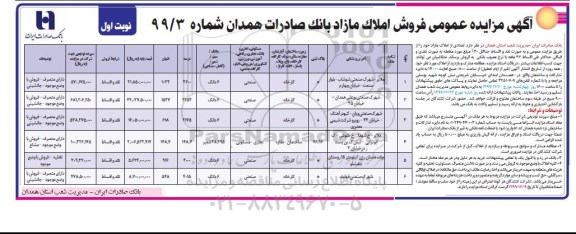 مزایده مزایده فروش املاک مازاد کاربری صنعتی و کارخانه نوبت اول