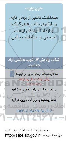 فراخوان مشکلات ناشی از برش کاری و بارگیری قالبهای گوگرد..