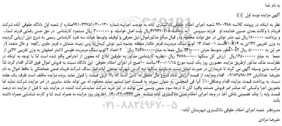 مزایده،مزایده فروش تعداد 14 کوپ سنگ مرمریت قرمز خالدار و...
