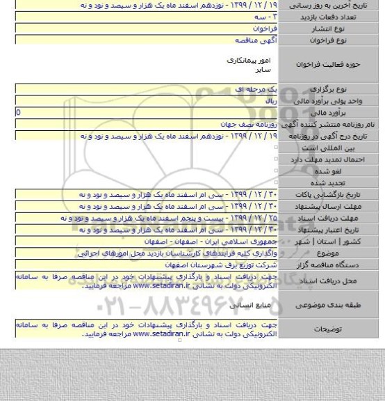 واگذاری کلیه فرایندهای کارشناسان بازدید محل امورهای اجرائی