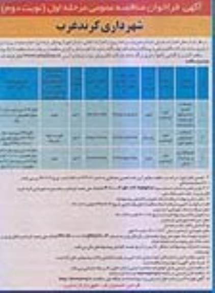 مناقصه توسعه و تکمیل ساختمانها (غسالخانه
