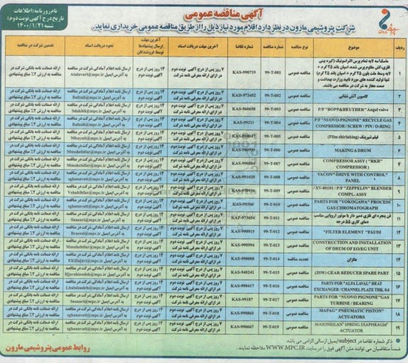 مناقصه,مناقصه ماسک سه لایه تمام پرس التراسونیک ...- نوبت دوم