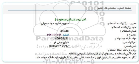 استعلام ، استعلام  اسلیو 