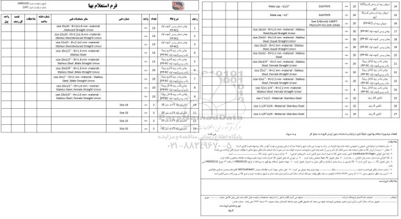 استعلام، استعلام  بوشن تبدیل پرسی ...