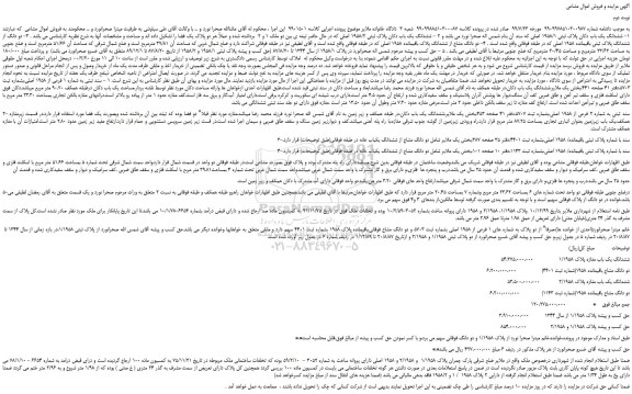 مزایده،مزایده فروش ششدانگ یک باب دکان پلاک ثبتی 1958/1 اصلی و...