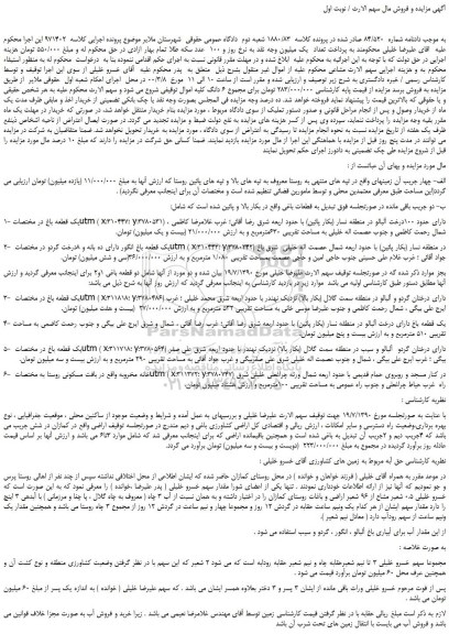 مزایده،مزایده فروش زمین