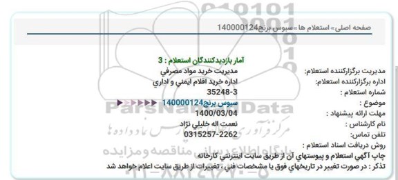 استعلام سبوس برنج