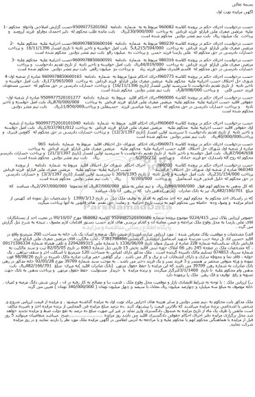 مزایده،مزایده فروش ملک