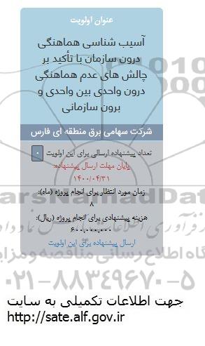 فراخوان آسیب شناسی هماهنگی درون سازمان ...