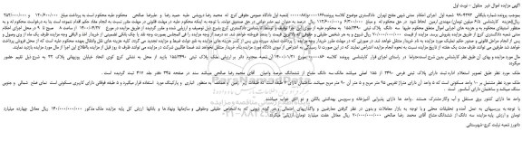 مزایده،مزایده فروش  سه  دانگ  پلاک ثبتی  155/2490 