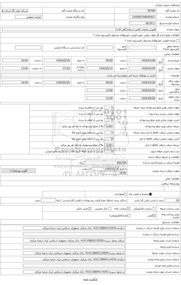 ضایعاتی آهنی شامل آهن آلات و لوازم اداری اسقاطی