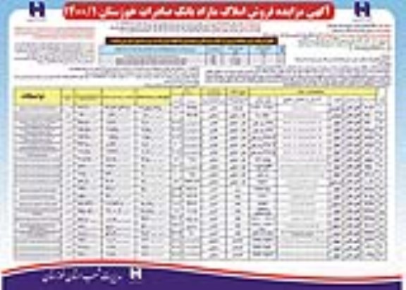 آگهی مزایده،مزایده فروش املاک مازاد کاربری مسکونی و تجاری اداری
