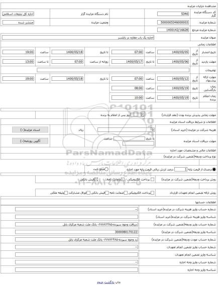 اجاره یک باب مغازه در بابلسر