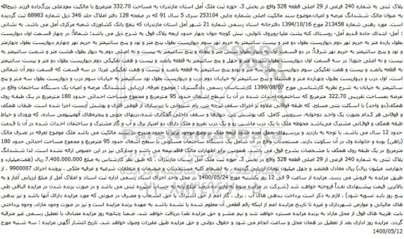 مزایده فروش ملک