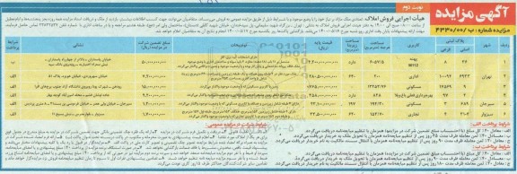 مزایده مزایده فروش ملک مازاد تجاری 153.70 متر