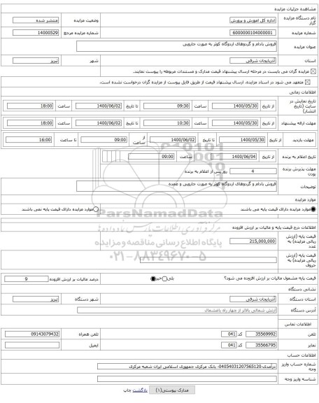 فروش بادام و گردوهای اردوگاه کوثر به صورت جارویی