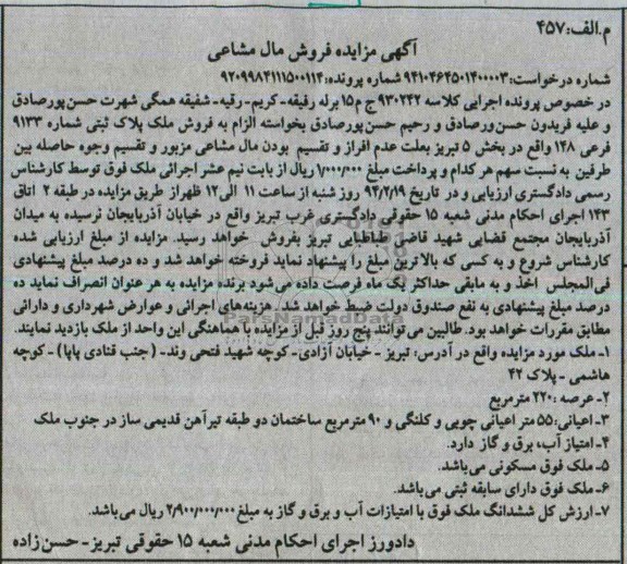 مزایده,ملک